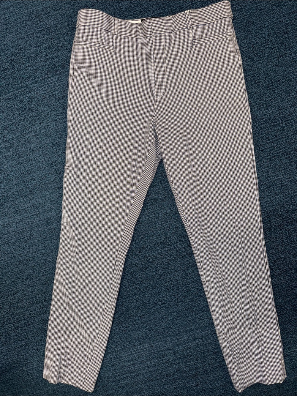 Banana Republic Black & White Mini-Check Pants